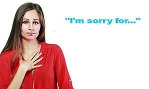 How To Say Sorry In 1 Minute